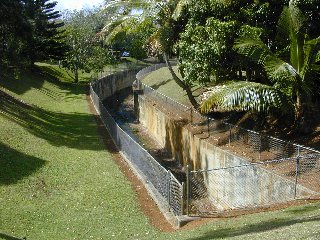 Photo 5. Open concrete culvert within Parkway